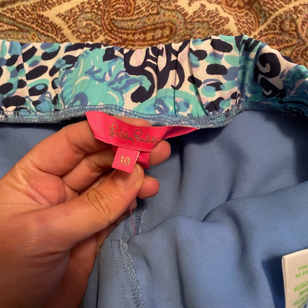 Lilly Pulitzer Mylee Tie-Front Printed Shorts - Picture 3 of 6